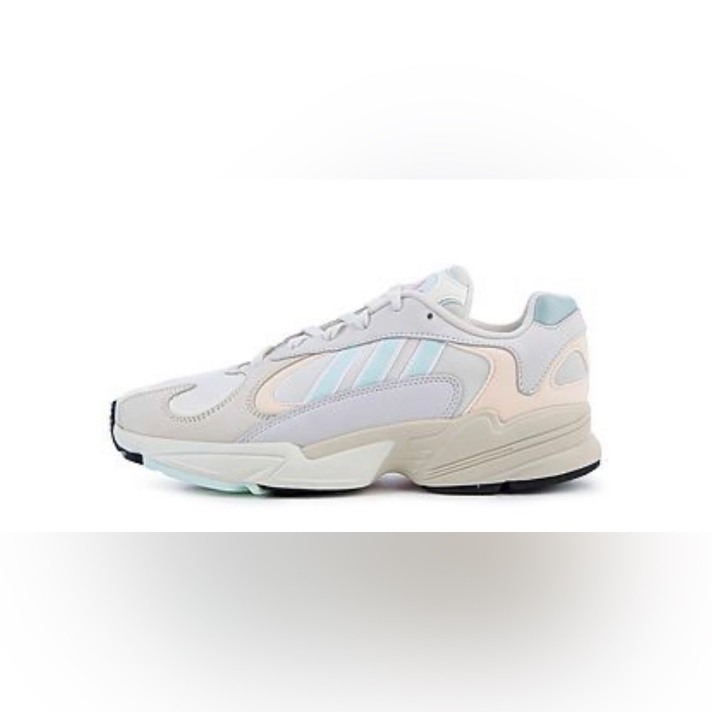 Adidas YUNG-1 LOW TOP SNEAKERS IN OWHITE/ICEMIN/ECRTIN UNISEX - Picture 3 of 7